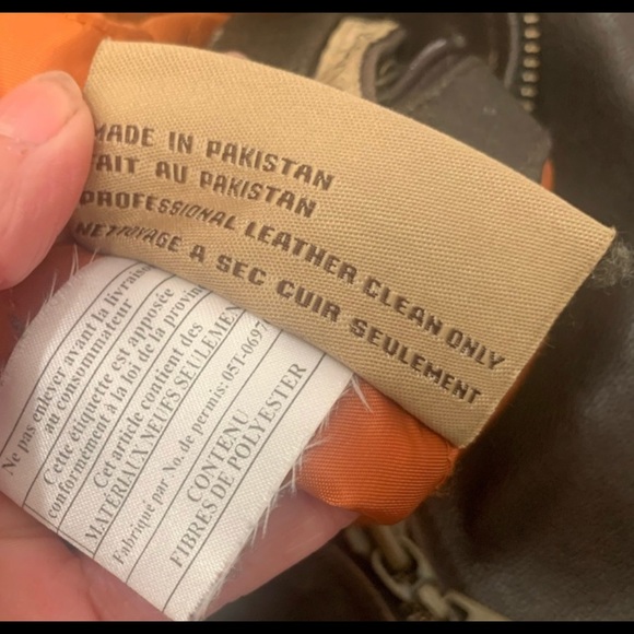 COLUMBIA Vintage Leather Moto Motorcycle Jacket - Picture 10 of 12